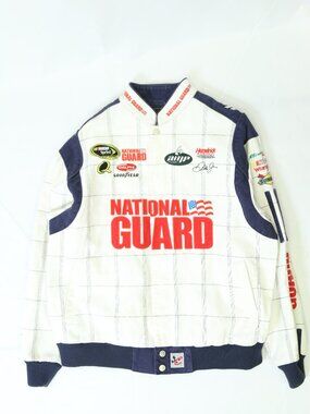 Men's Dale Earnhardt Jr. National Guard Nascar Jacket Size Large